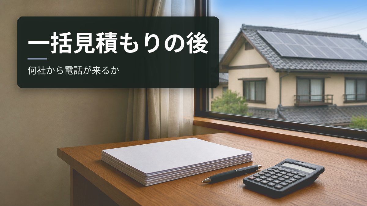 太陽光の一括見積もりは何社から電話が来る？申込後の流れと断り方
