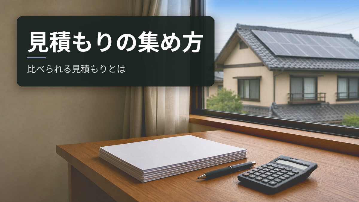 太陽光の見積もりガイド|比べられる見積もりの集め方